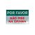 Placa Sinalização Não Pise Na Grama 15x23 - Aluminio Adesiva - Imagem 1
