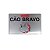 Placa Sinalização Atenção Cão Bravo 15x23 - Aluminio Adesiva - Imagem 1