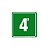 Placa Indicativa Andar 4 - PVC - Imagem 1