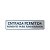 Placa Entrada Somente para Funcionários 25 x 5 - Acrílico - Imagem 1