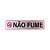 Placa Não Fume 25 x 5 - Acrílico - Imagem 1
