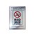 Placa Proibido Fumar Rio 15x23 - Acrílico - Imagem 1