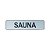 Placa Sauna 25 x 5 - Acrílico - Imagem 1