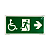 Placa Saída de Emergência Deficiente Direita - S15 - Imagem 2