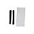 Prateleira MDF Branca Com Alça de Couro 30 x 13 cm - Imagem 3