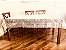 Toalha de Mesa Retangular Fina  2,00 x 1,40 m Renda Creme - Imagem 2
