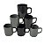 Jogo De Xícaras Café De Porcelana Kit 6 Peças 80ml - Imagem 2