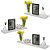 Prateleira Decorativa de Parede Kit com 2 Branca 92844 - Imagem 4