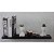 Prateleira Decorativa De Parede Kit Com 2 Preta 92844 - Imagem 3