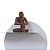 Prateleira Decorativa Redonda BR 30 cm MDF e Metal - Imagem 2