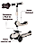 Patinete para Criança 3 rodas LED + Capacete Brinde - Imagem 7