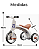 1- Triciclo Bicicleta de Equilíbrio Infantil - Imagem 7