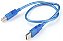 Cabo Usb 2.0 A/b Para Arduino 30cm Cor Azul - Imagem 1