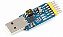 USB CP2102 para TTL RS232 Módulo Converter Mútuo, 6 em 1, TTL para RS485 - Imagem 1