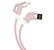 Cabo Turbo Micro USB 1,2M Flex Gold - Imagem 1