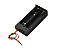 Suporte Bateria 18650  Com Tampa e Chave - Dois Slots - Imagem 1