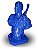 Filamento Pla 3d Bambu Lab 1kg 1,75mm C/ Carretel Cor Azul - Imagem 2