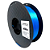 Filamento PLA Silk Azul Azure 1kg 1.75mm Para Impressora 3D Efeito Brilhante - Imagem 1