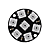 Módulo Led RGB 5050 WS2812 Endereçável 7 Leds / Bits Anel de Led - Imagem 1