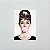 Ímã: Audrey Hepburn - 8x5cm - Lacrado - Imagem 1