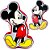 Almofada Formato Fibra Mickey Mouse Disney 35cm - Imagem 1