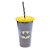 Copo Plástico Canudo Batman Chibi DC Comics 450ml - Imagem 1