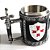 Caneca Térmica 3D Templário Alça Espada 400ml - Imagem 1