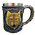 Caneca Térmica 3D Lobo Branco Witcher 400ml - Imagem 1