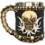 Caneca Térmica 3D Caveira Pirata 400ml - Imagem 1