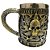 Caneca Térmica 3D Caveira Cannabis Skull 400ml - Imagem 1