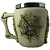 Caneca Térmica 3D Caveira Surtada 400ml - Imagem 2