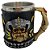 Caneca Térmica 3D Caveira Viking Alça Mão 400ml - Imagem 1