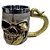 Caneca Térmica 3D Caveira Golden Snake 400ml - Imagem 3