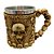 Caneca Térmica 3D Grito Caveira Medieval 450ml - Imagem 1