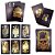 Baralho Plastico Poker Luxo Black Gold A Prova D'água Skull Verito - Imagem 4