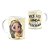 Caneca Dolls Mulher Morena Linda Vestida de Felicidade 325ml - Imagem 1