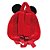 Mochila Pelúcia Minnie Mouse Vermelha Disney 28cm - Imagem 3