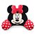 Almofada de Encosto Pelúcia Minnie Mouse Disney 65cm - Imagem 1