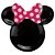 Petisqueira Prato Porcelana Minnie Mouse Disney 14cm - Imagem 5