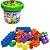 Brinquedo Baldão de Montar Funny Blocks 50 Peças - Imagem 3