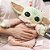 Almofada Térmica Pelúcia Baby Yoda Star Wars 38cm - Imagem 2