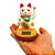 Gato da Sorte Branco Maneki Neko Youbai em Plástico com Bateria Solar 12,5 cm - Imagem 3