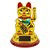 Gato da Sorte Dourado Maneki Neko Youbai em Plástico com Bateria Solar 12,5 cm - Imagem 1