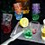 Jogo de 06 Copos Shot Vidro Caveira Colorida 50ml - Imagem 2