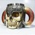 Caneca Térmica Viking Caveira com Capacete de Chifres 400ml - Imagem 2