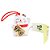 Sino do Vento Gato da Sorte e Fortuna Maneki Neko Decorativo em Porcelana - Imagem 6