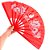 Leque Grande Dragão Chinês Yin Yang Estilo Gueixa para Feng Shui e Artes Marciais 34cm - Imagem 4