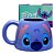 Caneca 3D Stitch Disney Cerâmica 450ml - Imagem 1