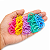 Caixa de elásticos de silicone cores pásteis - Imagem 2