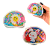 Elástico de silicone grosso colorido na bolsinha - Imagem 1